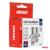 Żarówki samochodowe LED seria H-mini H4/H19 6500K Canbus AMIO-03331