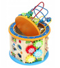 DREWNIANA KOSTKA EDUKACYJNA 8W1 SORTER SKRZYNKA