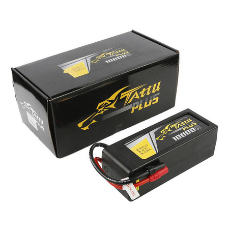 Tattu Plus 10000mAh 22.2V 25C 6S1P Lipo Battery Pack with AS150+XT150 plug
