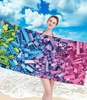 RĘCZNIK PLAŻOWY KĄPIELOWY 100 X 180 CM MIKROFIBRA DUŻY SZYBKOSCHNĄCY MIĘKKI KOLOROWY