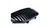 Grill sportowy pojedyncze żeberka Gloss Black  BMW 1 (E81, E87) Hatchback 1 (E88) Cabrio 1 (E82) Coupe Facelift 2007-2011