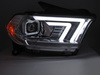 Reflektory przednie soczewkowe CHROM LED Dodge Durango 2010–2013
