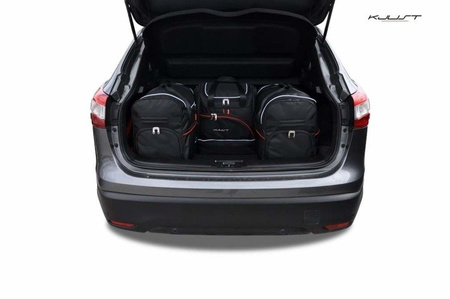NISSAN QASHQAI 2014+ TORBY DO BAGAŻNIKA 4 SZT