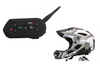 Interkom motocyklowy intercom E6 na 2 kaski + pilot