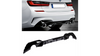 Tylny dyfuzor Gloss Black BMW 3 G20 G21 przed liftem 2018-obecnie