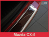 Nakładka na zderzak tylny do MAZDA CX-5 Carbon+Stal