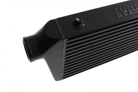 Intercooler TurboWorks 450x300x76 3" BAR AND PLATE Czarny