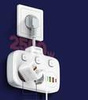 Listwa zasilająca z 2 gniazdami AC, 3x USB, USB-C, LDNIO SE2435, 2500W (biała)