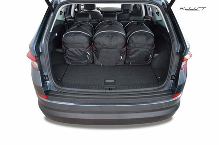 SKODA KODIAQ 2017+ TORBY DO BAGAŻNIKA 5 SZT