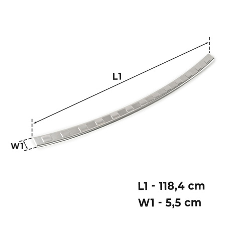 Listwa tylnego zderzaka Jeep Grand Cherokee WL SUV V 2022-
