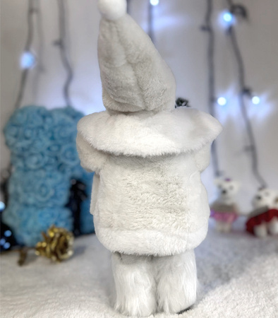 MIKOŁAJ TAŃCZĄCY GRAJĄCY ŚWIĄTECZNY FIGURKA LALKA OZDOBA ŚWIĄTECZNA DEKORACYJNA NA ŚWIĘTA