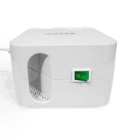 NEBULIZATOR TŁOKOWY INHALATOR MEDYCZNY KOMPRESOROWY CICHY PRZENOŚNY BEZPIECZNY WYTRZYMAŁY DO INHALACJI ASTMY ALERGII TERAPIA DLA DZIECI DOROSŁYCH