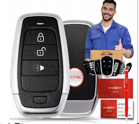 Uniwersalny klucz autel ikeyat003al 3-przyciski