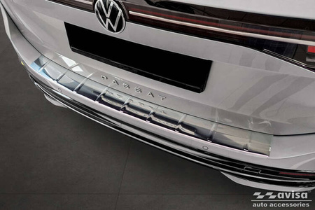 Nakładka na zderzak tylny Volkswagen Passat B9 Kombi (Stal)