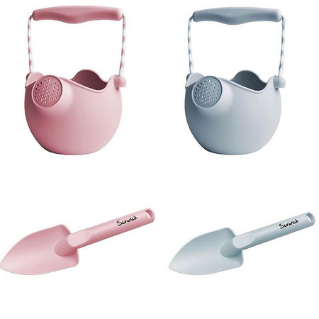 Silikonowe Wiaderko Konewka Scrunch - Koralowy