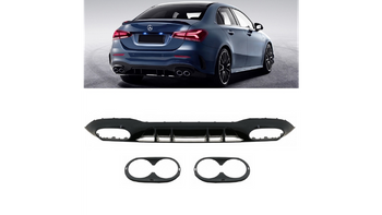 Tylny dyfuzor Gloss Black MERCEDES A-Class V177 2018-obecnie