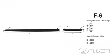 Nissan Micra k12 listwy boczne