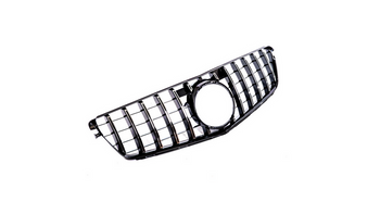 Grill sportowy GT Chrome & Black MERCEDES C-Class W204 S204 C204 2007-2015