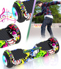 DESKOROLKA ELEKTRYCZNA HOVERBOARD DESKA DUŻE KOŁA ŚWIECĄCE LED BLUETOOTH MUZYKA DLA DZIECI MŁODZIEŻY DOROSŁYCH