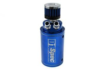 Oil catch tank 0.7L 9mm / 15mm D1Spec Blue + Filtr