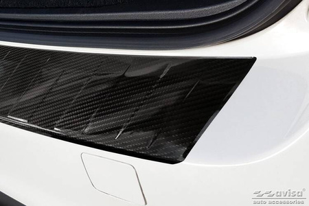 Nakładka na zderzak tylny do Volvo V70 3 (Carbon Fiber)