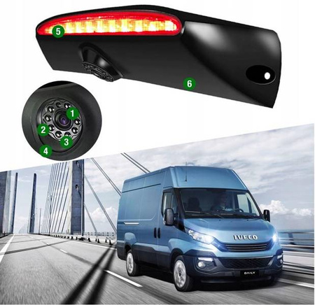Kamera cofania na światło stop Iveco Daily 11-14