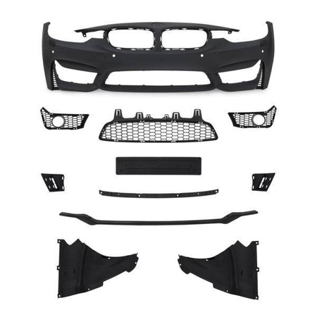 ZDERZAK PRZEDNI BMW F30 11-19  LOOK M4 PDC SRA