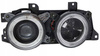 Reflektory lampy przednie bmw e34 black ringi
