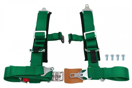 Pasy sportowe 4p 2" Green - DTM