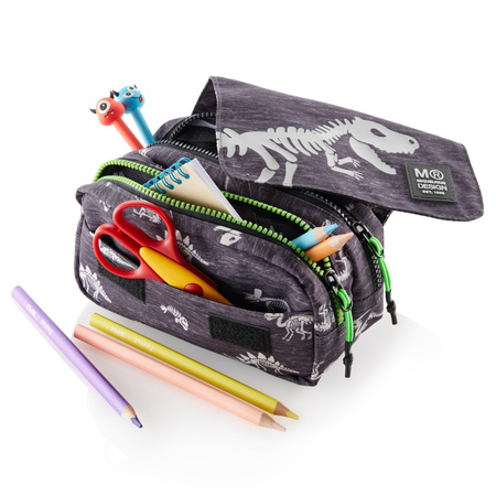 Piórnik z klapką Miquelrius - Dinozaur świecący w ciemności