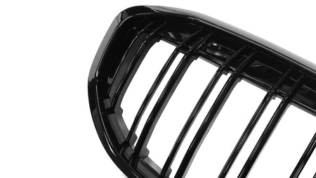 Grill sportowy podwójne żeberka Gloss Black BMW 1 F40 2019-obecnie