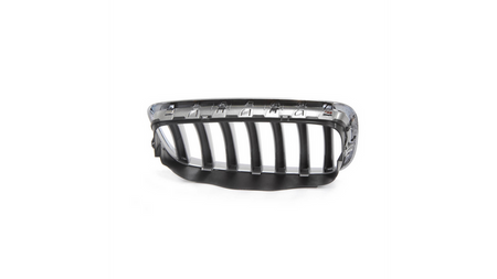 Grill sportowy pojedyncze żeberka Matt Silver BMW X6 E71 E72 X5 E70 2008-2014