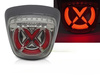 Lampa tylna diodowa do Vespa Sprint 125/150 smoke red