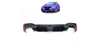BMG30957CSSLL - Tylny dyfuzor Gloss Black BMW 5 G30 F90 G31 2017-2023