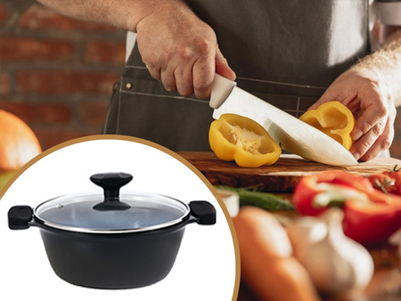 ZESTAW GARNKÓW ALUMINIOWYCH POWŁOKA NON-STICK 9 ELEMENTÓW INDUKCJA GAZ PIEKARNIK