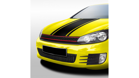 Przedni zderzak sport Grille Lampy przeciwmgielne VW GOLF VI 2008-2012