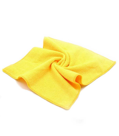 ŚCIERKA 40 X 40 ŻÓŁTA SZMATKA UNIWERSALNA CHŁONNA MIĘKKA MIKROFIBRA DO SPRZĄTANIA KURZU WYCIERANIA MYCIA