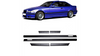 Listwy boczne czarne zestaw 6 sztuk BMW 3 E36 1991-1999