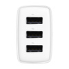 Ładowarka sieciowa Baseus Compact Quick Charger, 3x USB, 17W (biała)