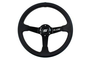 Kierownica SLIDE 350mm offset:80mm Carbon Black