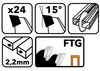 Tarcza widiowa do drewna 160x20 24z TDD-160x20x24Z