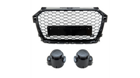 Grill sportowy Gloss Black  AUDI A1 (8X) Sportback Hatchback Facelift 2015-2019