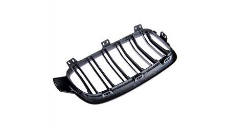 Grill sportowy podwójne żeberka Matt Black BMW 3 F30 F31 2011-2019