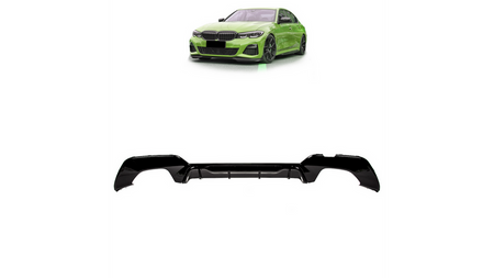 Tylny dyfuzor Gloss Black BMW 3 G20 G21 2018-obecnie