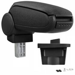 Podłokietnik OPEL ASTRA J 09 - 18 czarna skóra