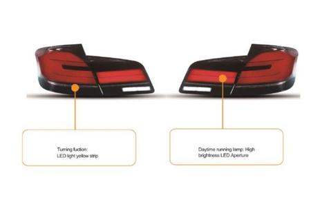 LAMPY TYLNE BMW F10 10-17 LOOK G30 LCI