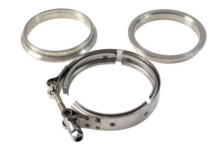 Obejma V-Band 3.5" 89mm + flansze