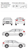 Bagażnik dachowy CRUZ AIRO FIX Audi A3 8P