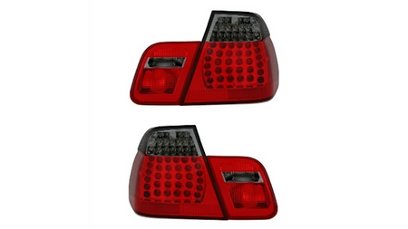 Zestaw Lamp Tylnych LED Red Smoke  BMW 3 (E46) Sedan Facelift 2001-2005