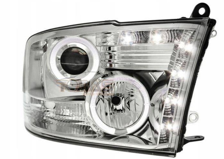 Reflektory lampy przednie Dodge Ram 09-11 Angel Ey